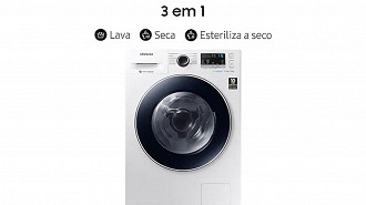 SAMSUNG Lava e Seca Samsung 3 em 1 WD4000 - WD11M4453JW/AX