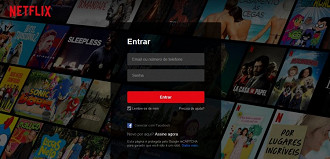 Passo 01: Abra o site Netflix no navegador Chrome e faça o login Passo 01: Abra o site Netflix no navegador Chrome e faça o login