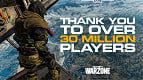 Call of Duty: Warzone tem mais de 30 milhões de jogadores menos de duas semanas Call of Duty: Warzone tem mais de 30 milhões de jogadores menos de duas semanas