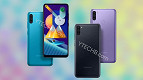Renderizações confirmam design do Galaxy M11 Renderizações confirmam design do Galaxy M11