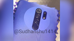Redmi 9 aparece em imagem real com câmeras traseiras quádruplas