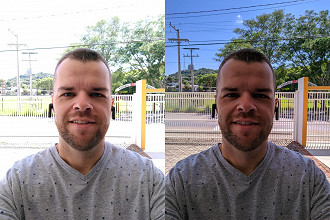 Diferença sem HDR para HDR