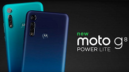 Motorola anuncia Moto G8 Power Lite com Helio P35 e bateria de 5.000 mAh