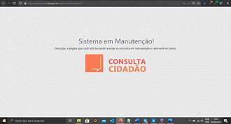 Tela ao acessar o link para realizar a inscrição no Cadastro Único