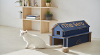Samsung cria caixas de TV que permitem montar casa para pets e estante para videogames Samsung cria caixas de TV que permitem montar casa para pets e estante para videogames