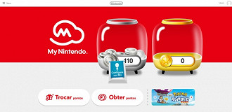 My Nintendo na plataforma web (navegador). Fonte: Vitor Valeri