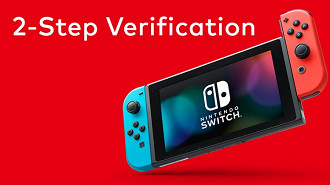 Ativando a autenticação de dois fatores no Nintendo Switch. Fonte: Nintendo