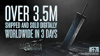 Final Fantasy VII Remake vende 3,5 milhões de cópias em 3 dias Final Fantasy VII Remake vende 3,5 milhões de cópias em 3 dias
