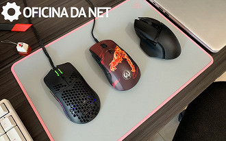 Glorious Model O, SteelSeries Rival 310 Howl Edition e Razer Basilisk X Hyperspeed