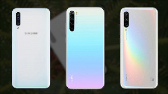 Concorrentes Redmi Note 8: Galaxy A50 e Xiaomi MI A3