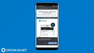 Realizando o download do app Amazon app Store