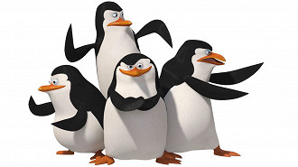 Os pinguins de Madagascar