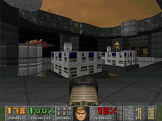 Cena do WAD Deathless em DOOM (1993). Fonte: gonintendo