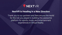 Apple adquire NextVR, startup especializada em transmissão de eventos ao vivo em realidade virtual Apple adquire NextVR, startup especializada em transmissão de eventos ao vivo em realidade virtual