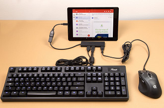 Como conectar o teclado ou mouse USB ao celular ou tablet Android?