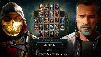 Lutadores para escolher em Mortal Kombat 11. Fonte: NetherRealm Studios