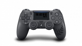 Controle DualShock 4 com arte baseada em The Last of Us Part II. Fonte: Playstation