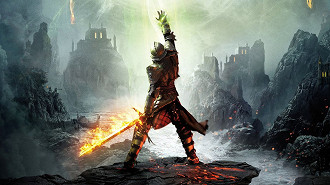 Capa de Dragon Age Inquisition, o jogo mais recente da franquia e dessa lista, lançado em 2014.