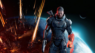 Em Mass Effect o jogador entra na pele do comandante Sheppard, protagonista da trilogia inicial.