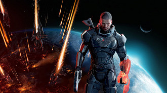Em Mass Effect o jogador entra na pele do comandante Sheppard, protagonista da trilogia inicial. Em Mass Effect o jogador entra na pele do comandante Sheppard, protagonista da trilogia inicial.