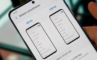 Série Galaxy S20, taxa de atualização variável