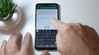 Proteger o WhatsApp - passo 6 - preenchimento do e-mail de recuperação