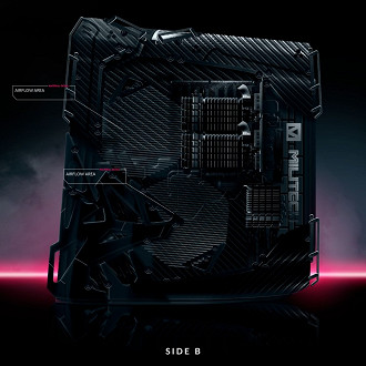 Projeto de casemod baseado em Cyberpunk 2077 do concurso Cyber-up Your PC. Fonte: Cyberpunkgame (Twitter)