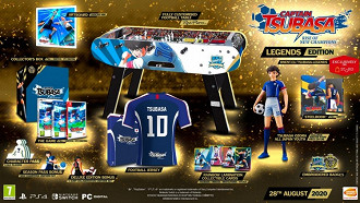 Edição especial limitada do jogo Captain Tsubasa: Rise of New Champions . Fonte: BandaiNamco Edição especial limitada do jogo Captain Tsubasa: Rise of New Champions . Fonte: BandaiNamco