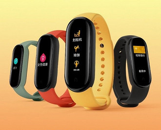 Novo design (aparência) da Xiaomi Mi Band 5. Fonte: Weibo