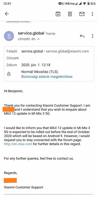 Funcionário da Xiaomi confirma MIUI 12 no Mi Mix 3 5G