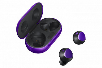 Fones in-ear Bluetooth TWS Galaxy Buds+. Fonte: Samsung