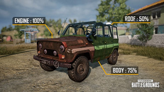 Alterações de dano nos veículos no update 7.3 de PUBG. Fonte: PUBG