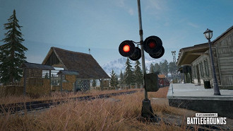 Luzes novas de trânsito nas estações ferroviárias no update 7.3 de PUBG. Fonte: PUBG