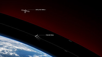 Os satélites da Starlink irão trafegar na órbita terrestre baixa (Low Earth Orbit ou LEO). Fonte: Starlink