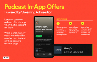 Anúncios direcionados durante podcasts dentro do Spotify podem agradar os criadores de conteúdo, mas desagradar os usuários do serviço. Anúncios direcionados durante podcasts dentro do Spotify podem agradar os criadores de conteúdo, mas desagradar os usuários do serviço.
