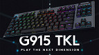 Logitech lança teclado G915 TKL no Brasil
