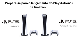 Playstation 5 ganha uma página dedicada na Amazon Brasil