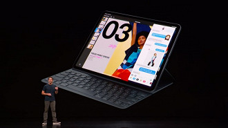 Apresentação do iPad Pro em 2019.