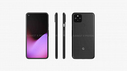 Google Pixel 5 aparece com câmera punch-hold em renders vazados Google Pixel 5 aparece com câmera punch-hold em renders vazados
