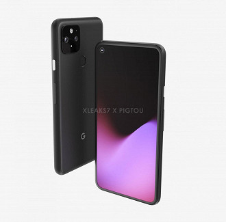 Suposto design do novo Pixel 5 - créditos: Pigtou - Imagem: Divulgação