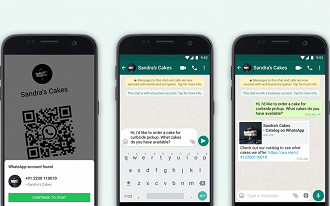 Mensagens automáticas podem ser colocadas ao ler o QR Code