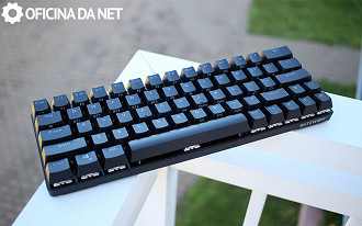 Parte superior do teclado