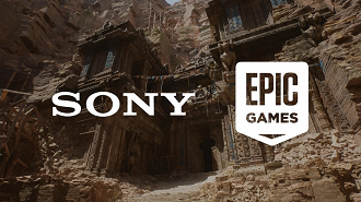 Imagem ilustrativa do acordo entre a Sony e a Epic Games. 