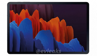 Imagem vazada por @evleaks do Tab S7 Imagem vazada por @evleaks do Tab S7