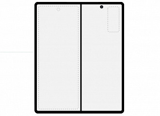 Diagrama mostra dobra e também disposições das câmeras do novo dobrável da Samsung