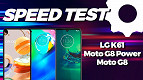 SpeedTest: Moto G8 vs G8 Power vs LG K61, qual mais rápido? SpeedTest: Moto G8 vs G8 Power vs LG K61, qual mais rápido?