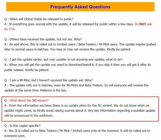 Sessão de perguntas e respostas da Xiaomi diz que Mi Mix 3 5G não deve ser atualizado