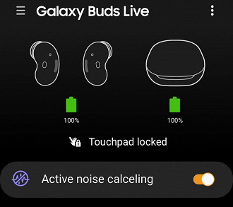 Cancelamento de ruido ativo (ANC ou Active Noise Cancelling) nos Samsung Galaxy Buds Live. Fonte: xda-developers