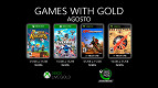 Microsoft revela os jogos de agosto para assinantes do XBox Live Gold