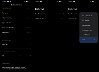 Recurso Back Tap na MIUI 12